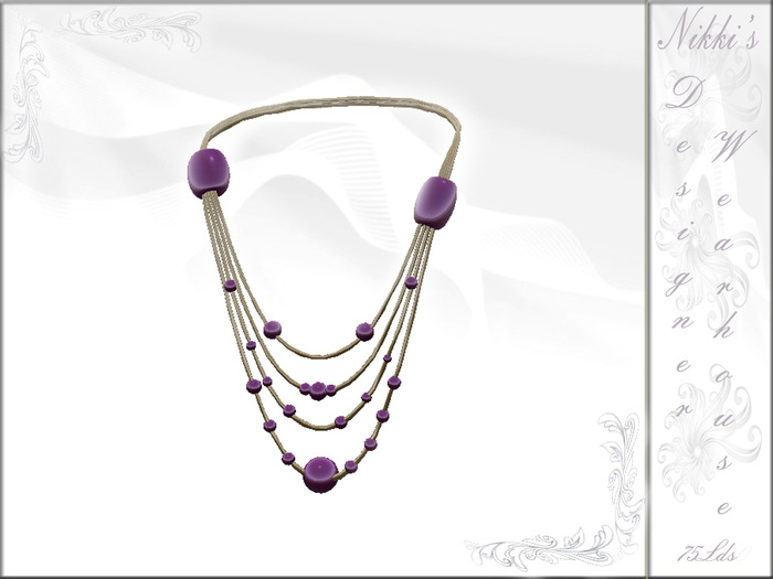 Sassy Purple Necklace