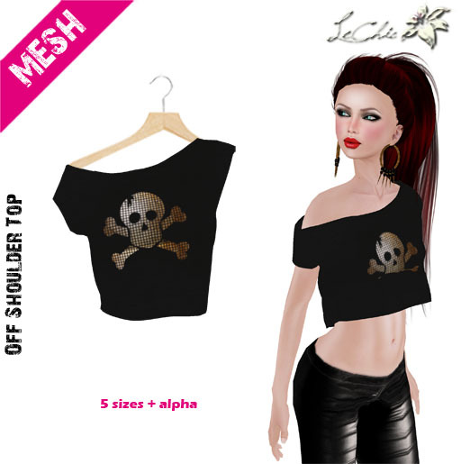 .:.Le Chic.:. Off Soulder - Skull