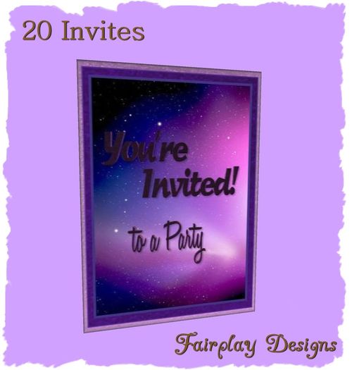 ~20 Midnight Magic~You're Invited to a Party Invitations