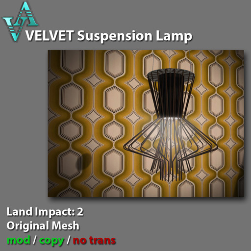 Atelier Visconti Velvet Suspension Lamp