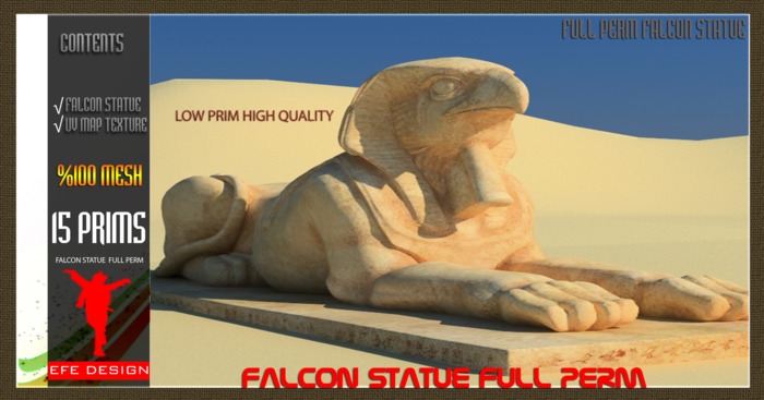 Falcon Statue Full perm