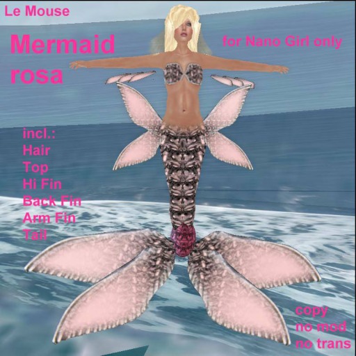 Mermaid Rosa Nano Girl