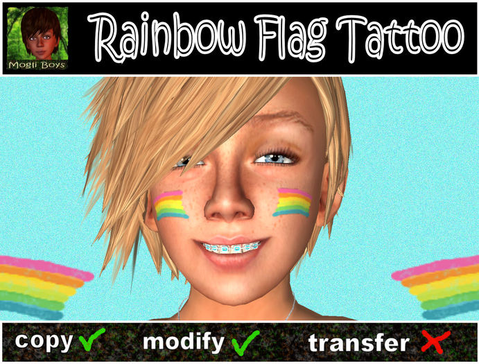 Rainbow Flag Tattoo