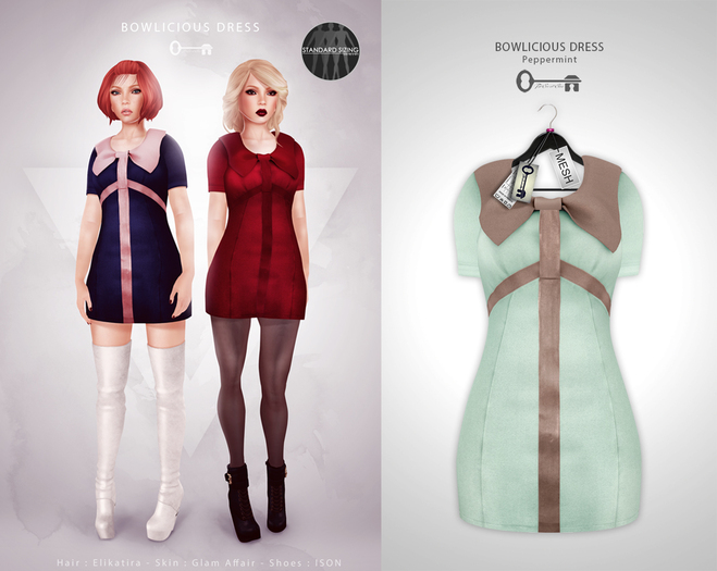  The Secret Store - Bowlicious Dress - Peppermint 