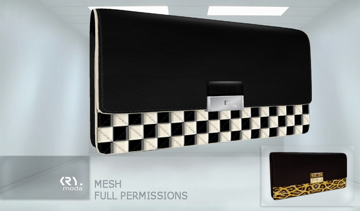 [KRY.moda] :: FULLPERM :: Miu Miu Mesh Pochette Checked Leopard