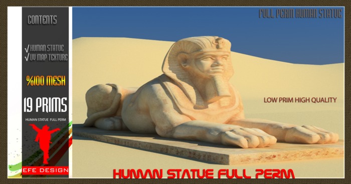 Human Statue Full perm
