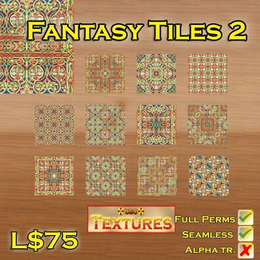 USC Textures - Fantasy Tiles 2 
