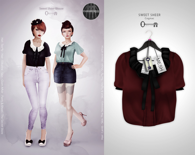  The Secret Store - Sweet Sheer - Cognac 