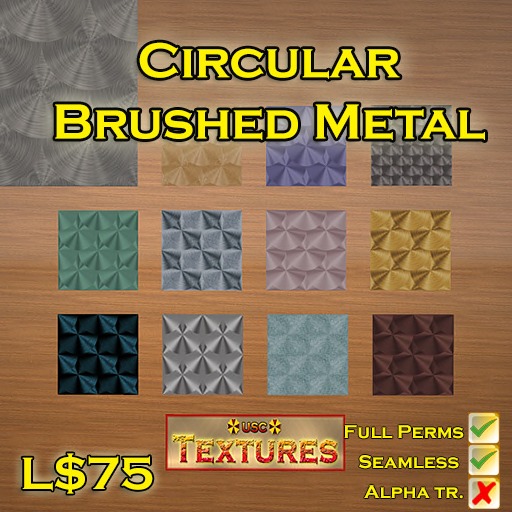 USC Textures - Circular Brushed Metal 