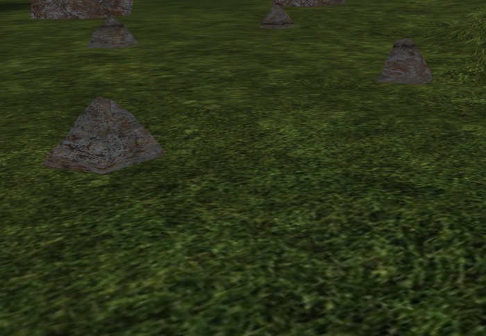Stone Pathway Turns to the Right