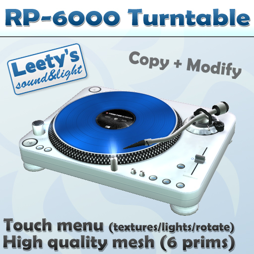 RP-6000 Turntable (white)
