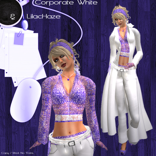 Corporate White & LilacHaze