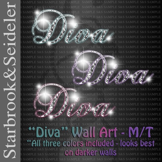 S&S Diva Wall Art