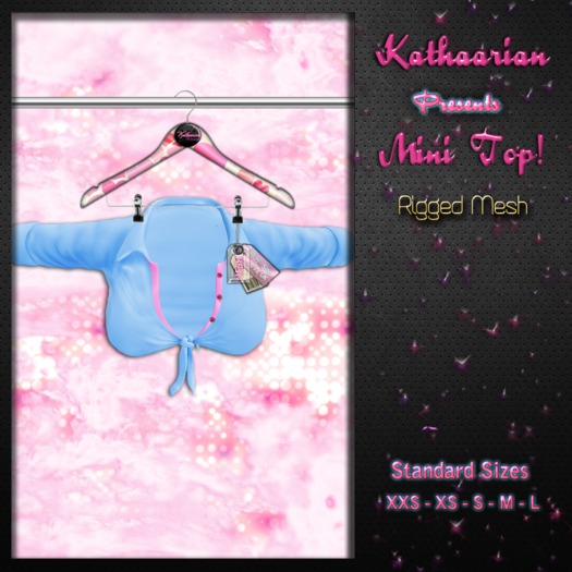 KATHAARIAN / Rigged Mesh /  Mini Top - Sky