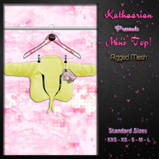 KATHAARIAN / Rigged Mesh /  Mini Top - Gaga
