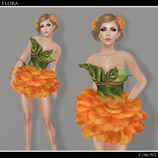 *EC* Flora Fairy - Orange