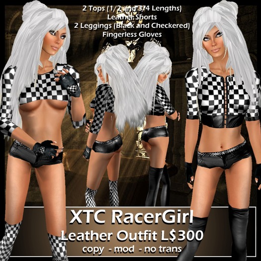 XTC RacerGirl Leather Outfit