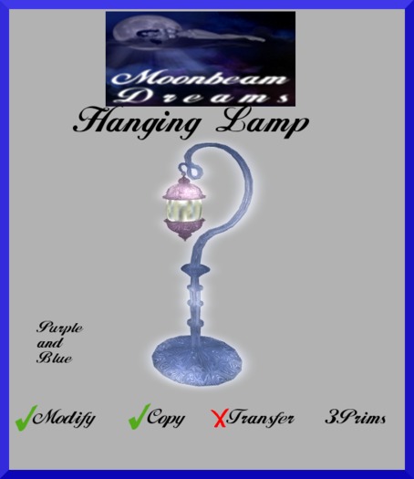 MBD Hanging Lamp (Teal and Pewter)