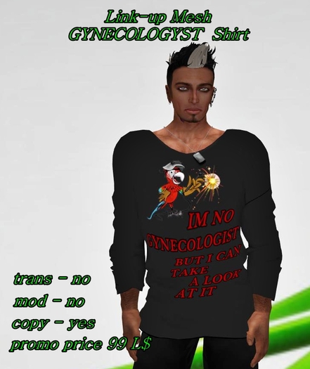 Link-up Mesh_GYNECOLOGYST  Shirt