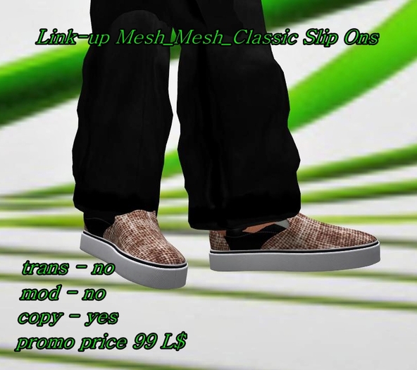 Link-up Mesh_Mesh_Classic Slip Ons