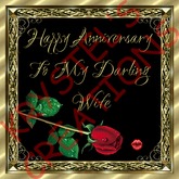 HA82 Happy Anniversary To My Darling Wife (Wear Me)
