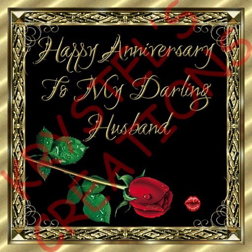 HA81 Happy Anniversary To My Darling Husband (Rezz Me)