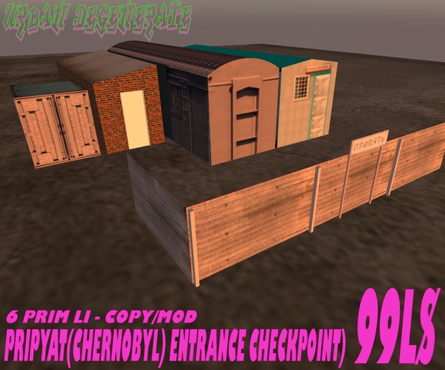 PRIPYAT(CHERNOBYL) ENTRANCE CHECKPOINT - DECO BUILD 