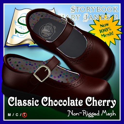 R(S)W Mary Janes 2 - Classic Chocolate Cherry