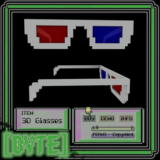 [ Byte ] 3D Glasses