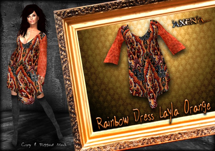 [A] Rainbow Dress No13  {Mesh}
