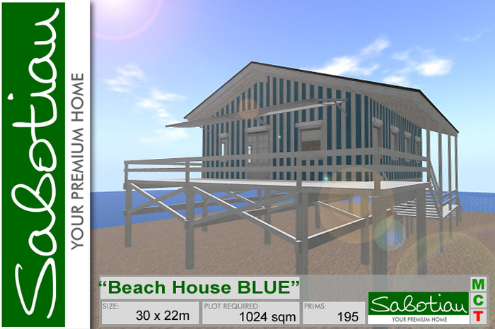 Sabotian "BeachHouse Blue"