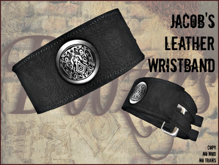 Jacob's Leather Wristband- 50% off jewelry promo