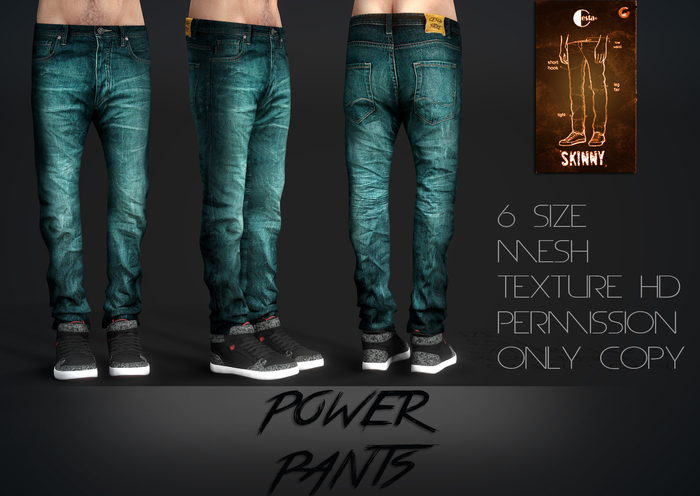 " Power Pants " Model: GREEN LIGTH