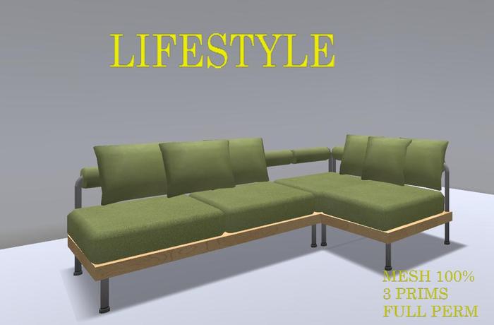 LIFESTYLE SOFA MESH FULL PERM