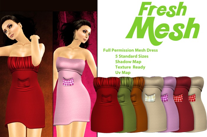 Fresh Mesh-Poket Dress DEMO