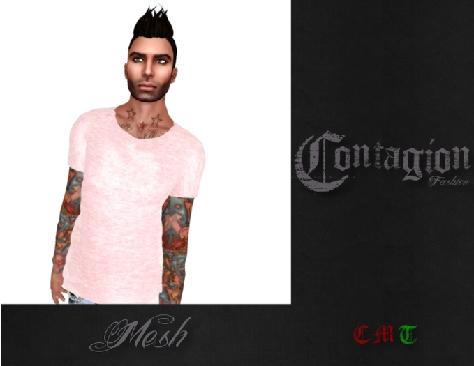 !*C*! Pink Pastel Mens Tee