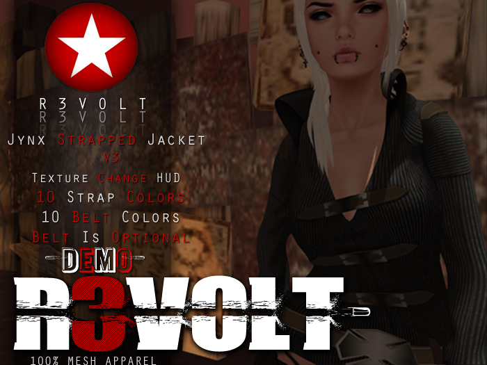 [R3] - Jynx Strapped Jacket [V3] DEMO