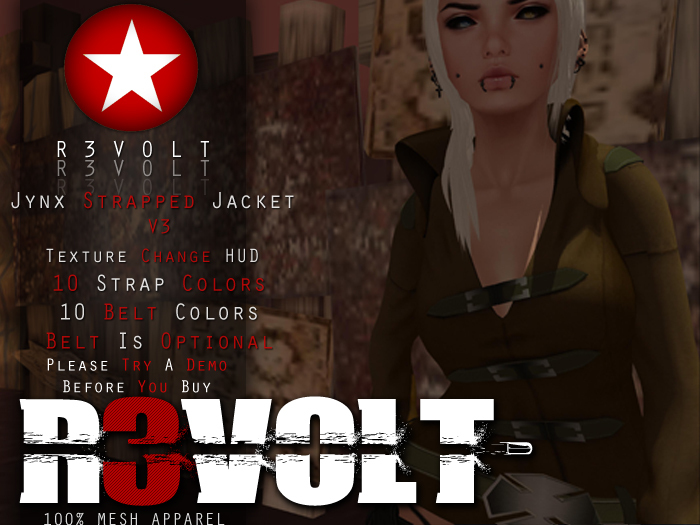 [R3] - Jynx Strapped Jacket [V3] Brown
