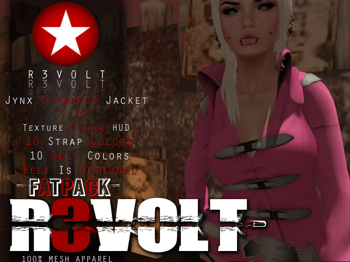 [R3] - Jynx Strapped  Jacket [V3] FATPACK