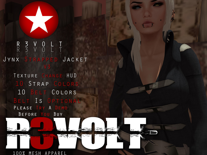 [R3] - Jynx Strapped Jacket [V3] Linen