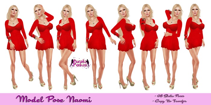PURPLE POSES NAOMI - Model Poses
