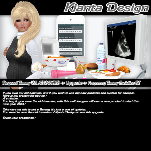 Kianta Design - Pregnancy Tummy Evolution SE - Upgrade