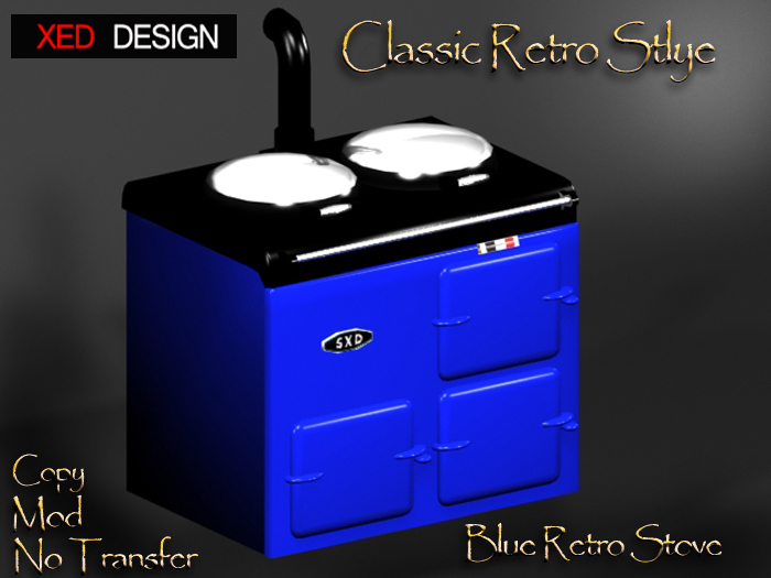 XD Blue Retro Stove (mesh) 