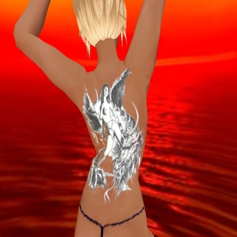 Second Life Marketplace - Tatoo, Women and Dragon