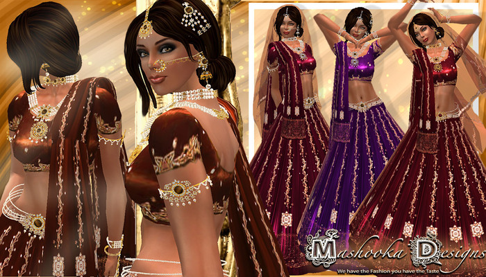 :Mashooka: Royalty gharara [complete set]