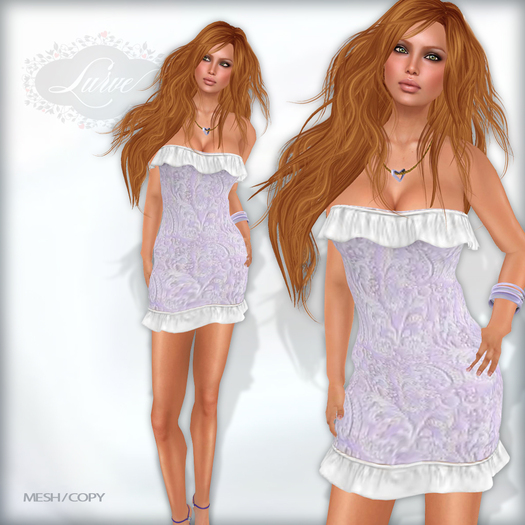 *Lurve* Calli Mesh Cocktail Dress - Violet