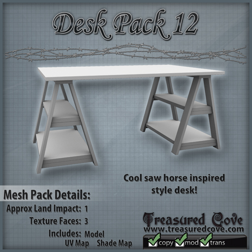 -TC- Desk Pack 12 Mesh