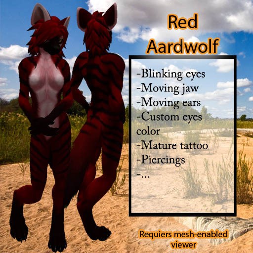 Furry Aardwolf - 