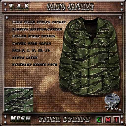  TAS MESH JACKET TIGER STRIPE