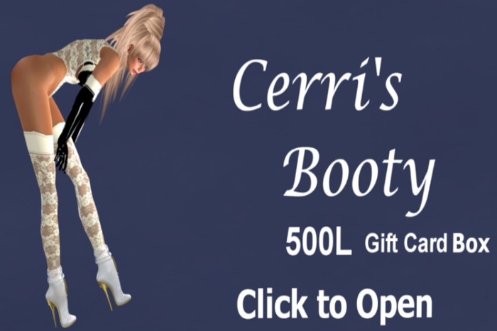 CERRI'S 100L GIFT CARD BOX - CLICK TO OPEN